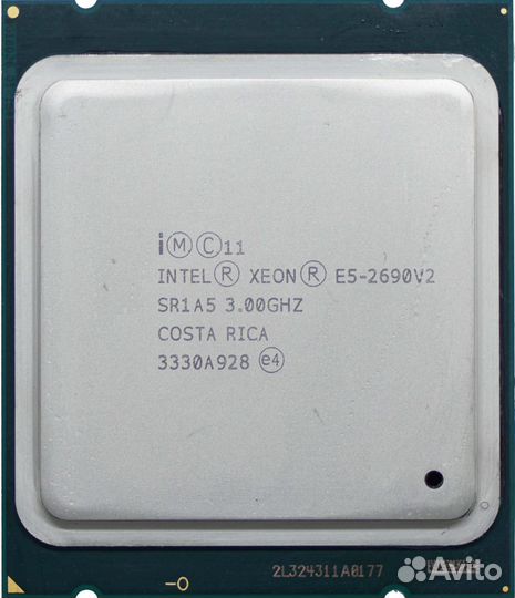 Xeon e5-2690v2 3,6GHz 25Mb 10 ядер 20 потоков