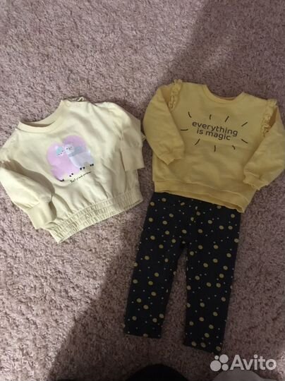 Вещи пакетом на девочку 86 размера