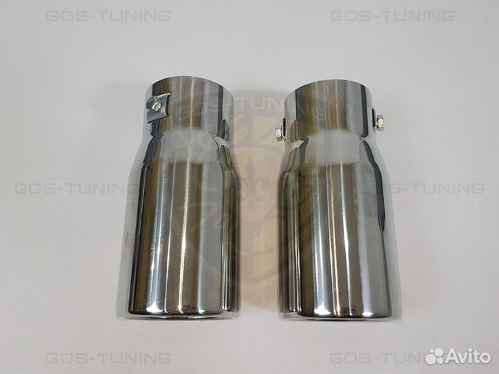 Раздвоенный выхлоп на Kia Rio 4