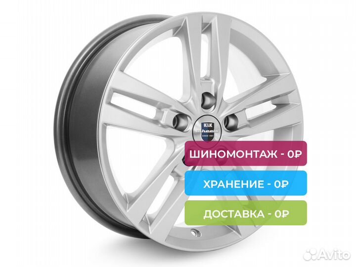 R16 5x114,3 6,5J ET38 D67,1 К&К Rassvet (кс868) Си