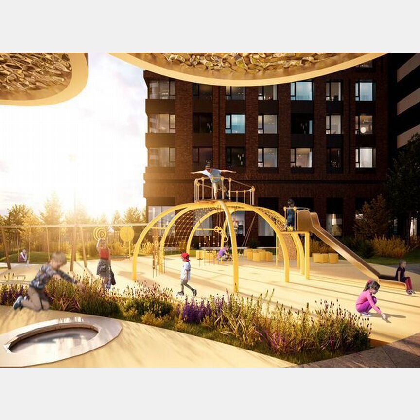 1-к. апартаменты, 54,3 м², 11/11 эт.