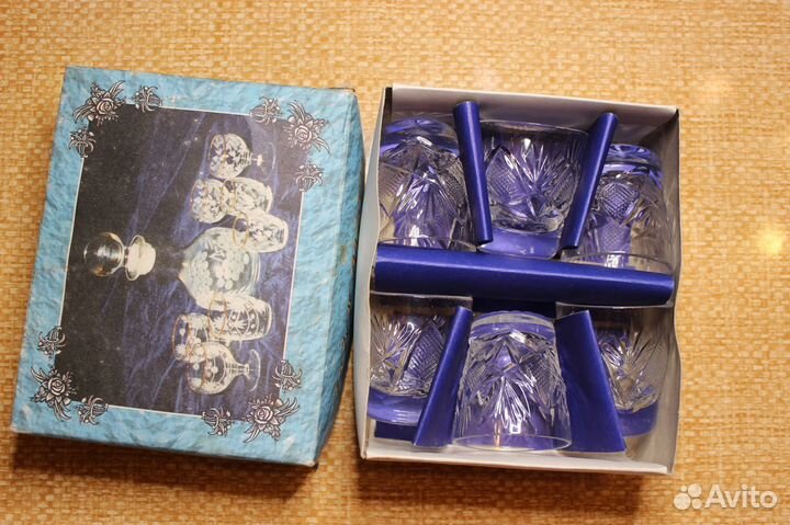 Стопки хрустальные