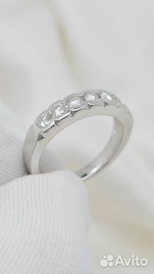 Золотое кольцо с бриллиантами 750/6.69 гр/18р