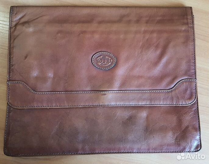 Папка кожаная nobel