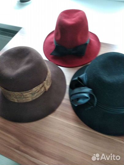 Шляпа фетровая женская