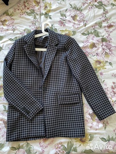 Пиджак в гусиную лапку