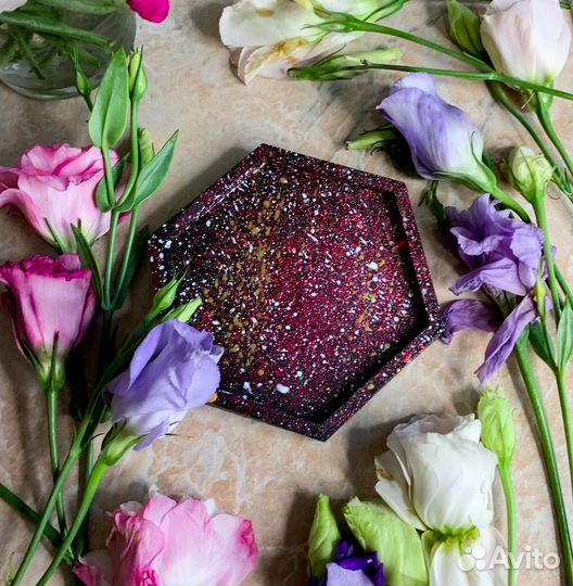 Поднос из гипса