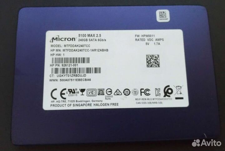Micron SSD 240GB