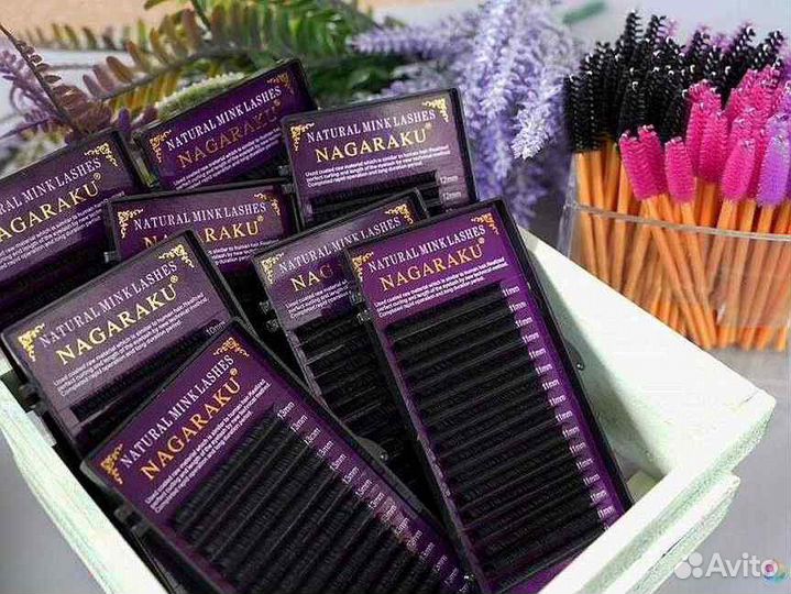 Ресницы цветные и черные