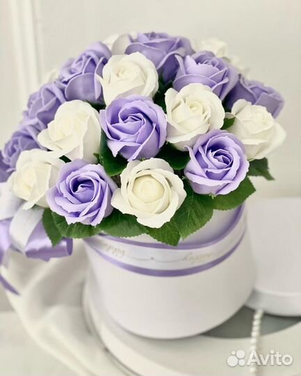 Вечный Букет из роз «Венецианка