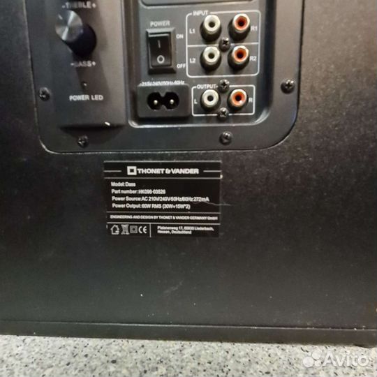 Акустика 2.1.Thonet Vander dass HK096-03526