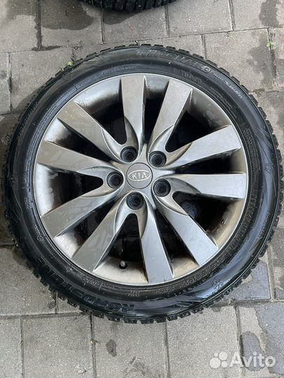 Оригинальные диски kia cerato r17 (зимняя резина)