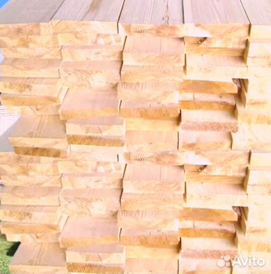 Доска обрезная ест. влаж. 25х100 6м сорт 1