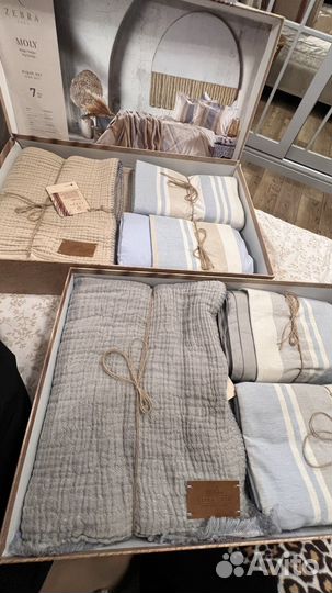 Постельное белье zebra casa, Муслиновый плед