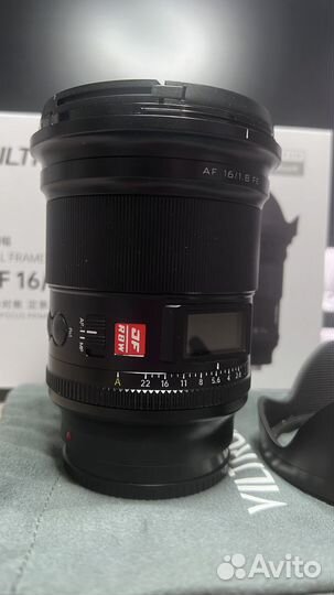 Объектив Viltrox 16 мм F1.8 для Sony E