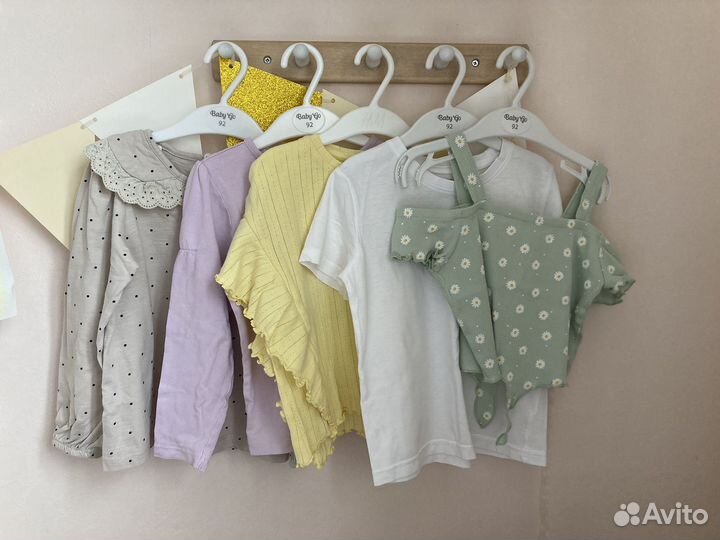 Вещи пакетом на девочку 104 110