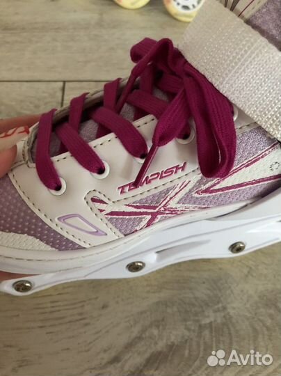 Роликовые коньки tempish раздвижные(37-40)