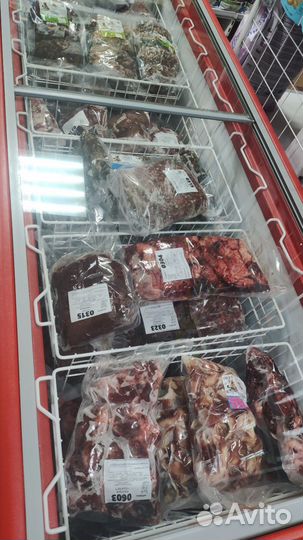 Мясо и субпродукты для собак