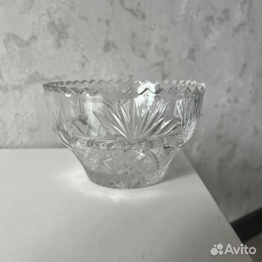 Салатник хрустальный