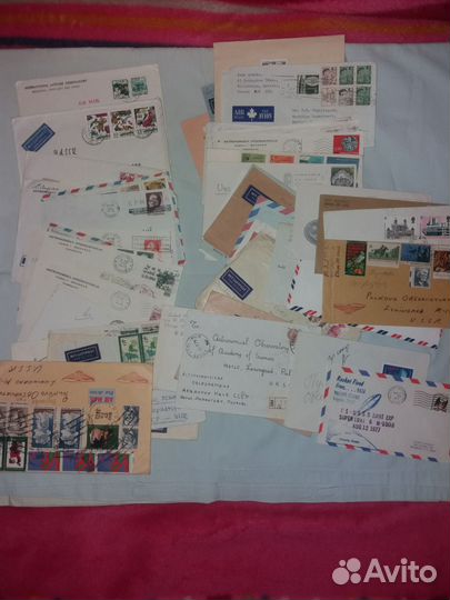 Почтовые Конверты с марками