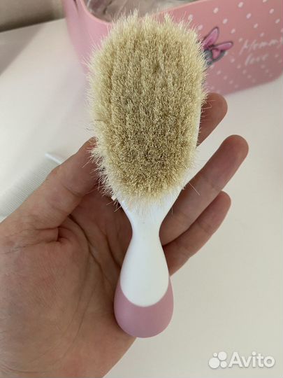 Расческа и щётка натуральная Chicco