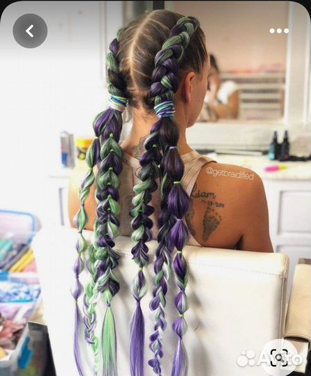 Брейды, афрокосички, афрохвост, обучение