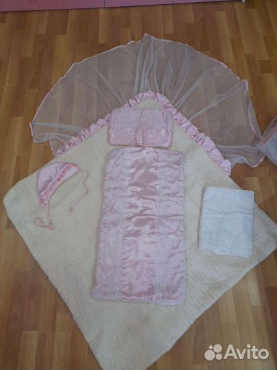 Комплект на выписку для девочки зима