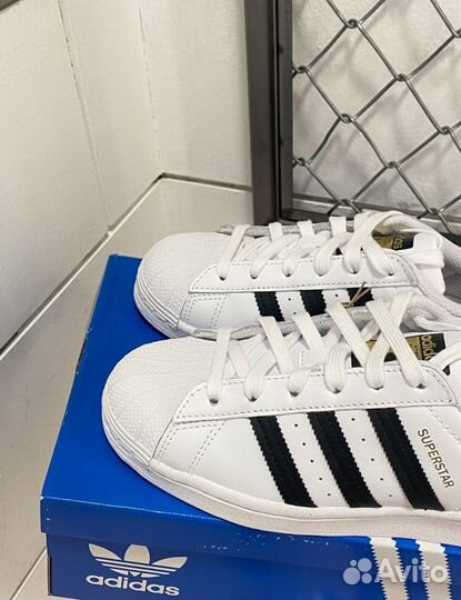 Adidas superstar белые оригинал