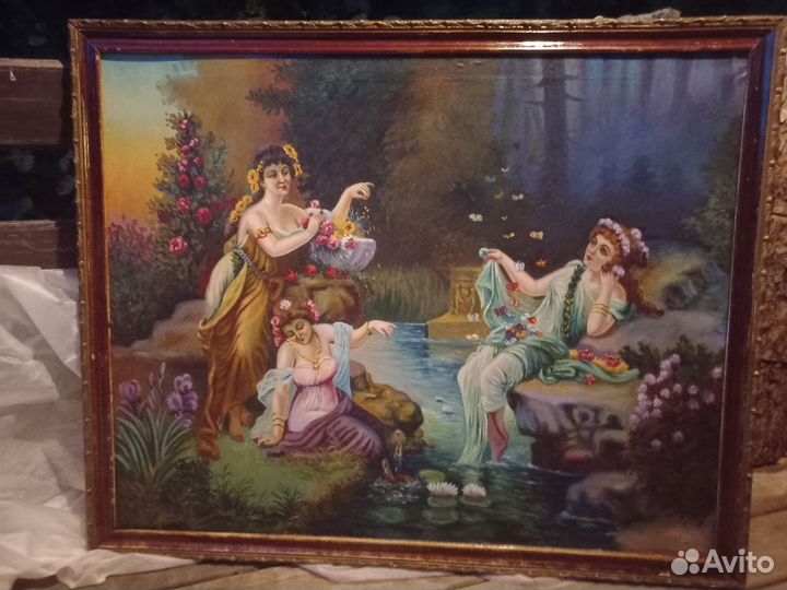 Старинная антикварная картина