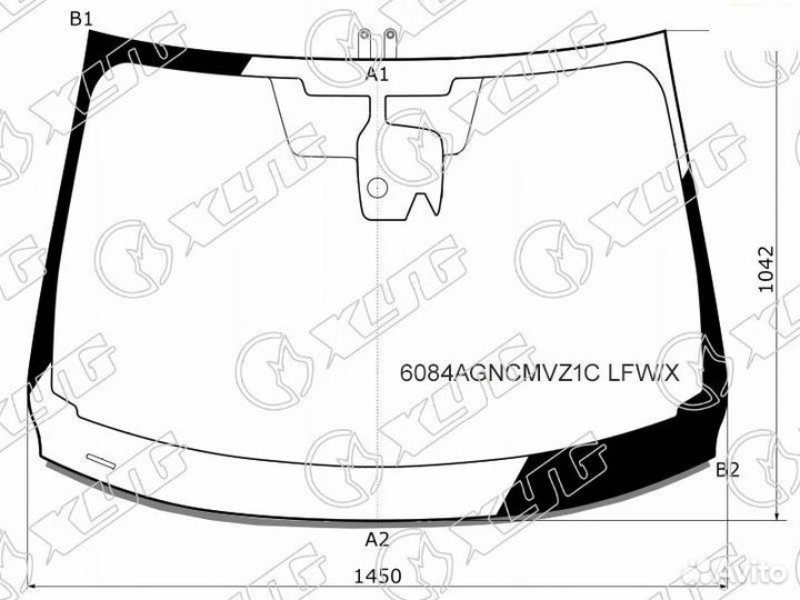 Стекло лобовое + дд + камера nissan qashqai 18