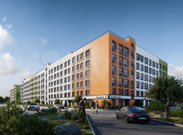 2-к. квартира, 39,8 м², 4/6 эт.