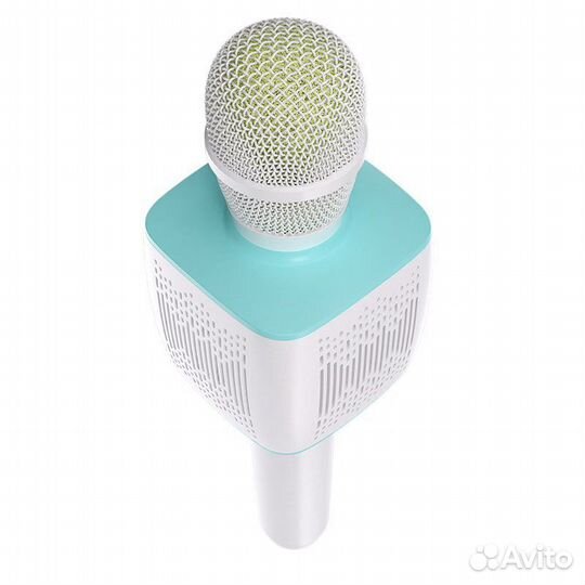 Портативный микрофон-караоке колонка hoco BK3 blue