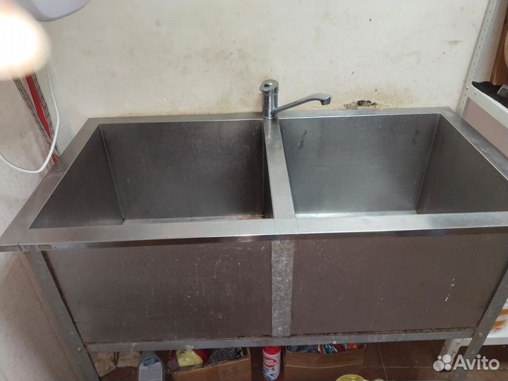 Ванна моечная 2х секционная