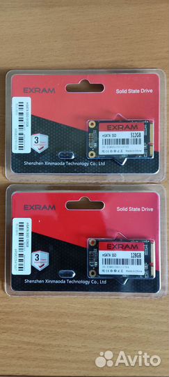 SSD mSATa. 128Gb / 512Gb