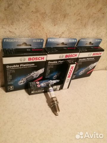 Свечи зажигания Bosch 0242245576 двойная платина купить в Санкт ...