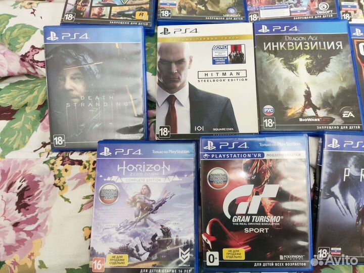 Игры ps4, диски ps4