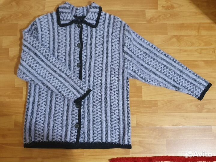 Жакет - кофта 100% натур. шерсть - мохер 44-46 р