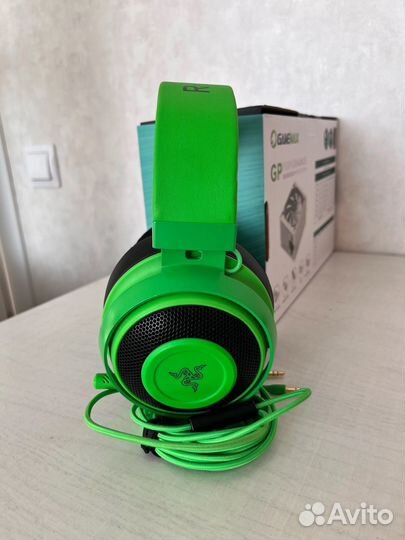 Наушники razer kraken green