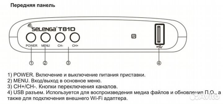 Selenga T81D - цифровая приставка DVB-T2/C +ipTV