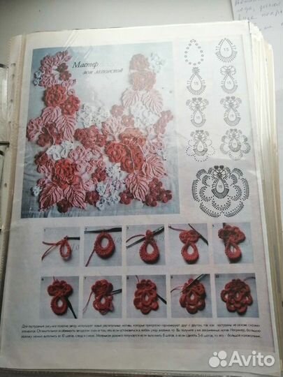 Примеры вышивки, вязки, выкройки