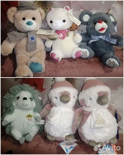 Мягкие игрушки разные