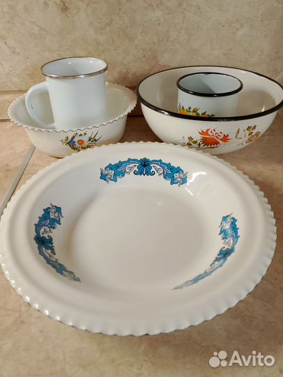 Эмалированная посуда СССР