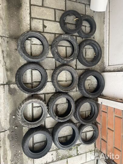 Резина б.у и новая на электросамокаты