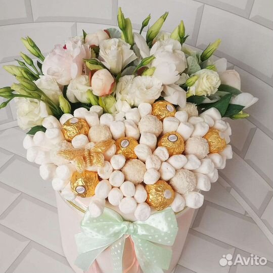 Съедобные букеты, вкусные подарки, торты