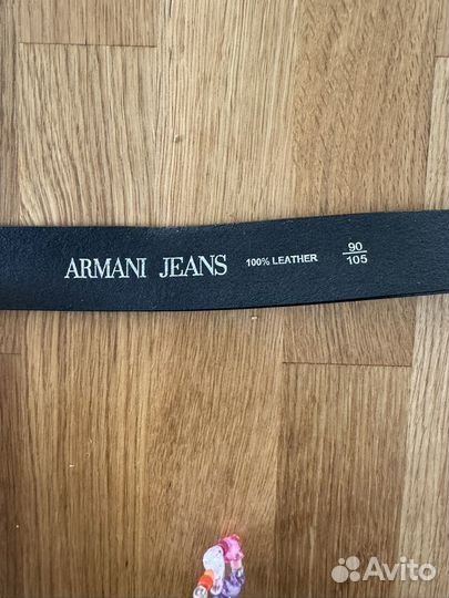 Ремень кожа мужской Armani Jeans оригинал