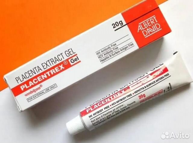 Омолаживающий гель для лица Плацентрикс 20г Индия