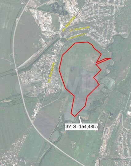 Участок 154,48 га (ИЖС)