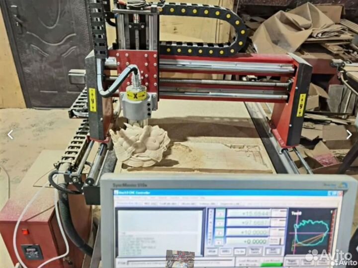 Фрезерный настольный станок чпу дереву и двп