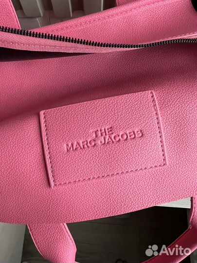 Сумка marc jacobs the tote bag розовая большая