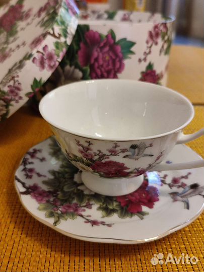 Чайная пара фарфор